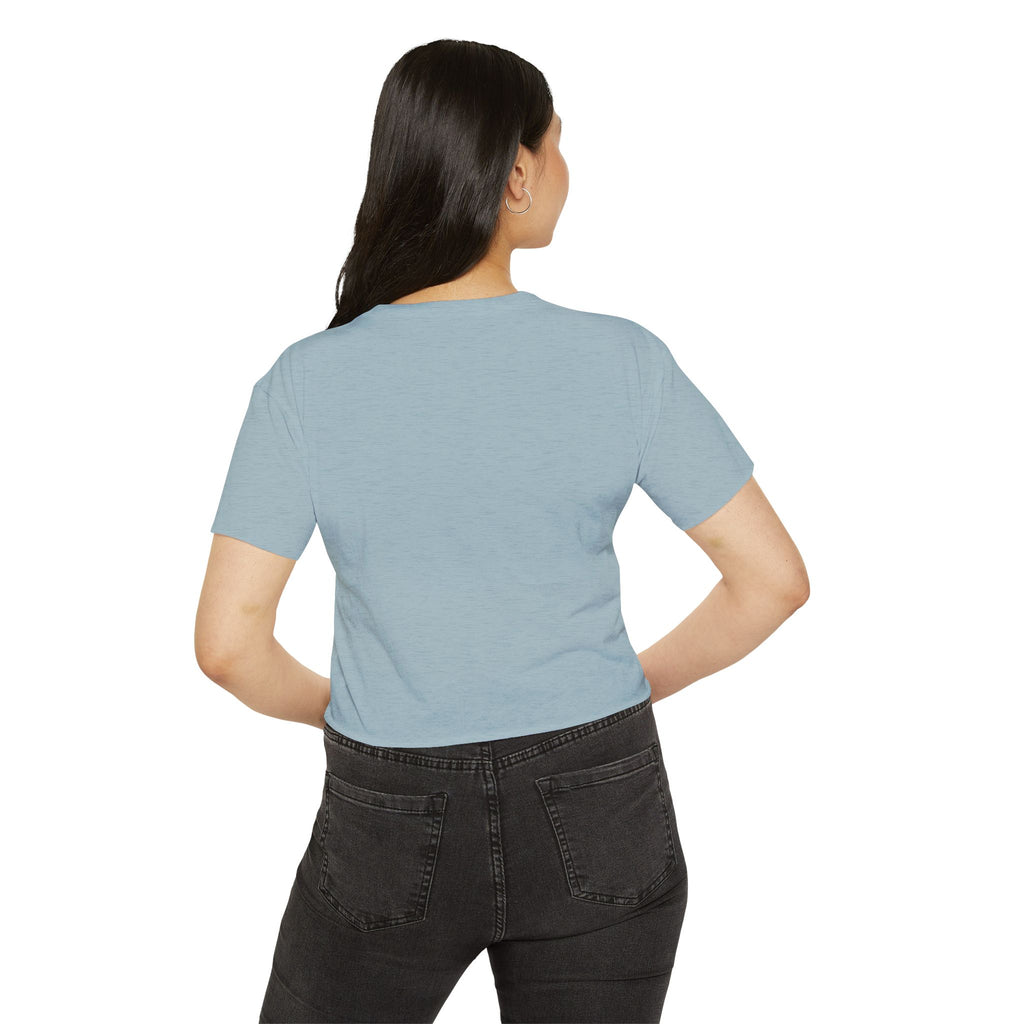 Queen Chess Crop Top — Vintage Playing Card Festival Tee