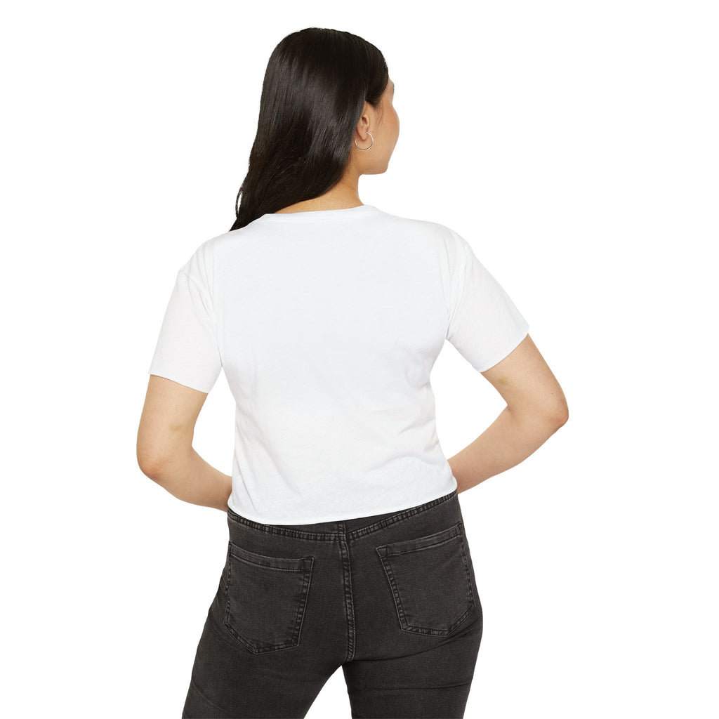 Queen Chess Crop Top — Vintage Playing Card Festival Tee