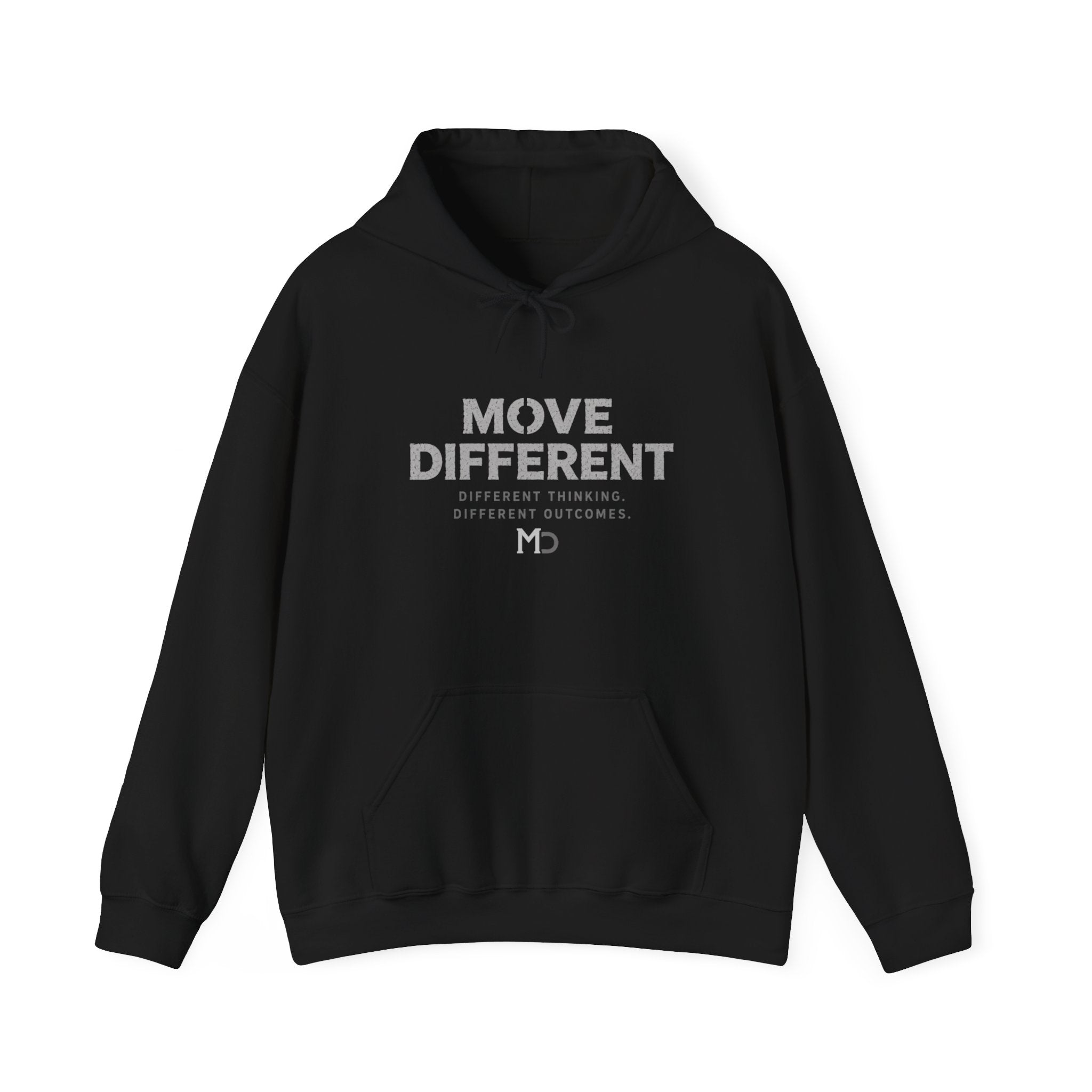 Move Different Hoodie – Motivational Fitness Hooded Sweatshirt