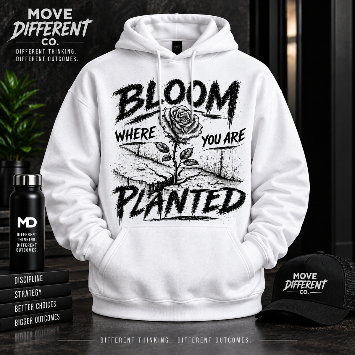 Bloom Where You Are Planted Hoodie