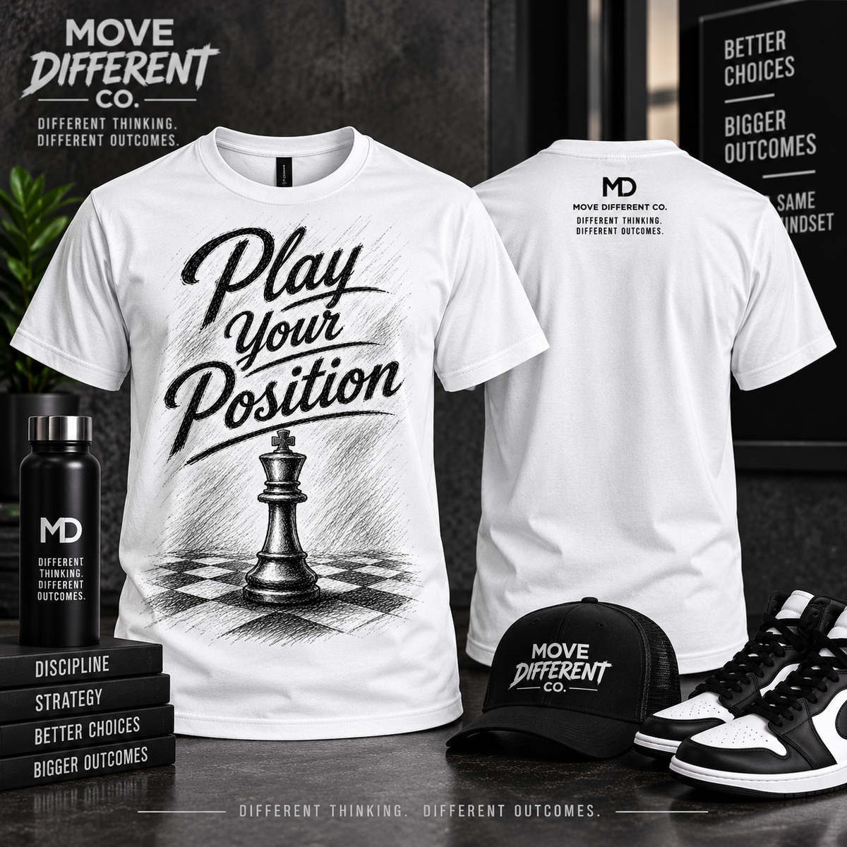 Play Your Position — King Chess T-Shirt