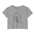 Queen Chess Crop Top — Vintage Playing Card Festival Tee