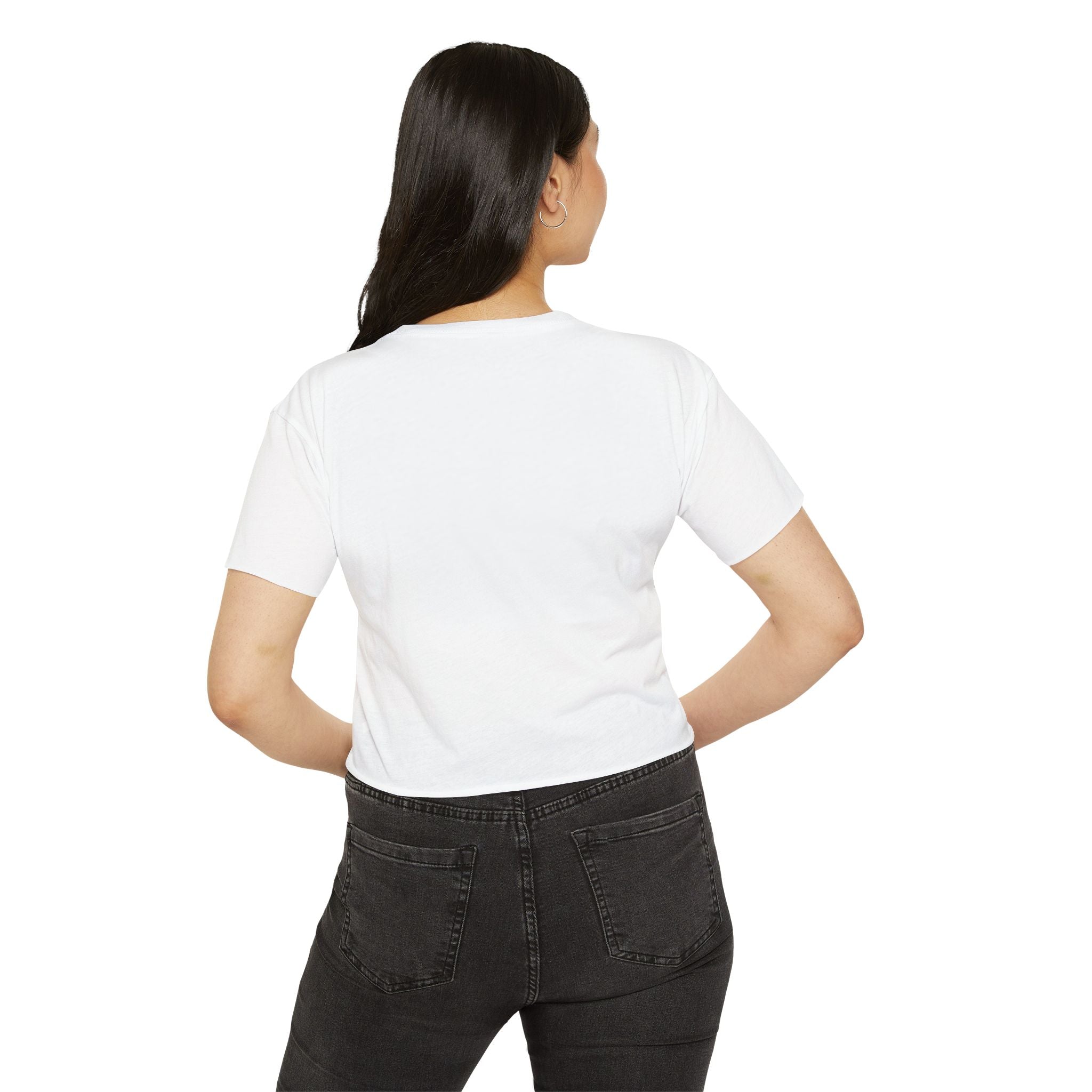 Queen Chess Crop Top — Vintage Playing Card Festival Tee