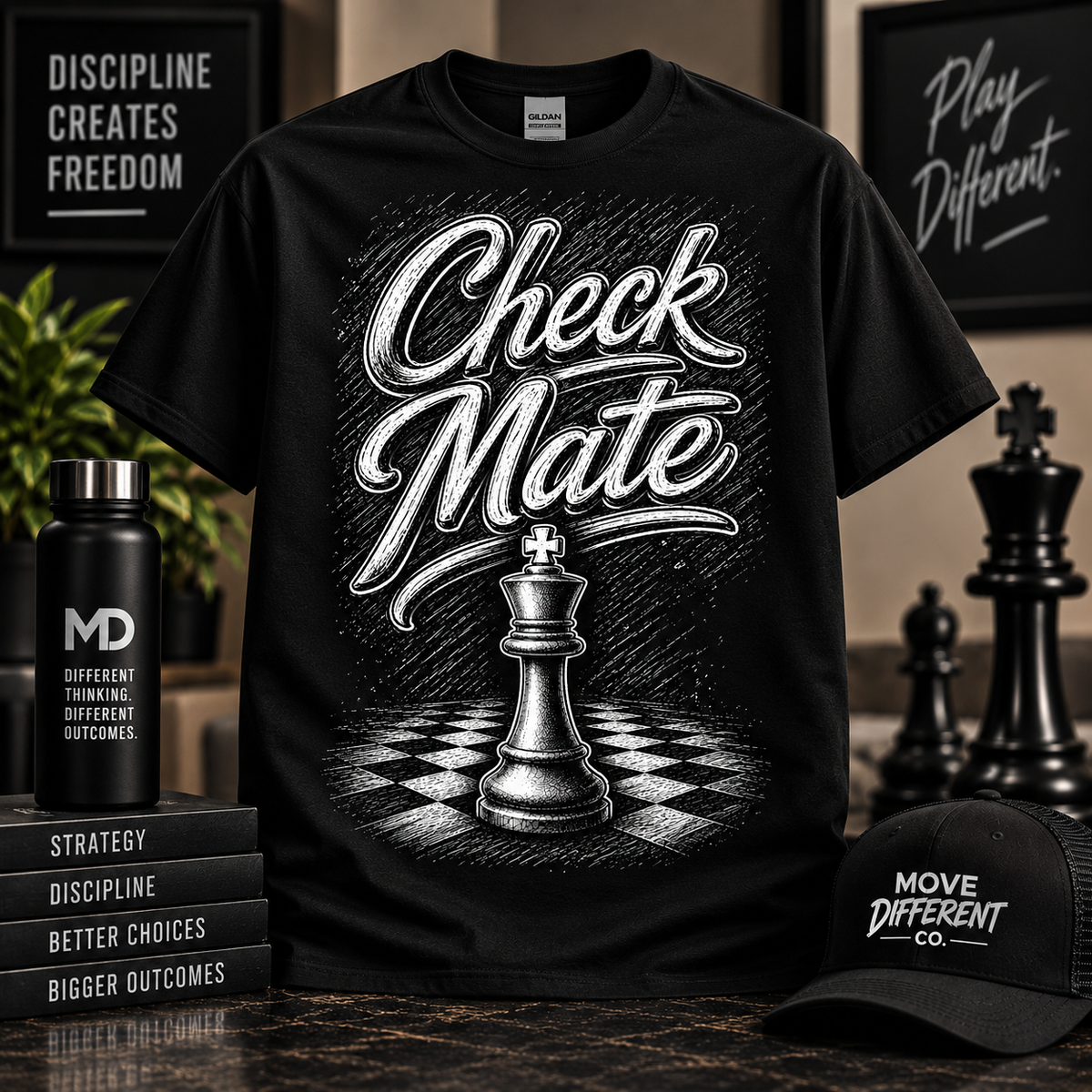Checkmate King Chess T-Shirt — Make Your Move