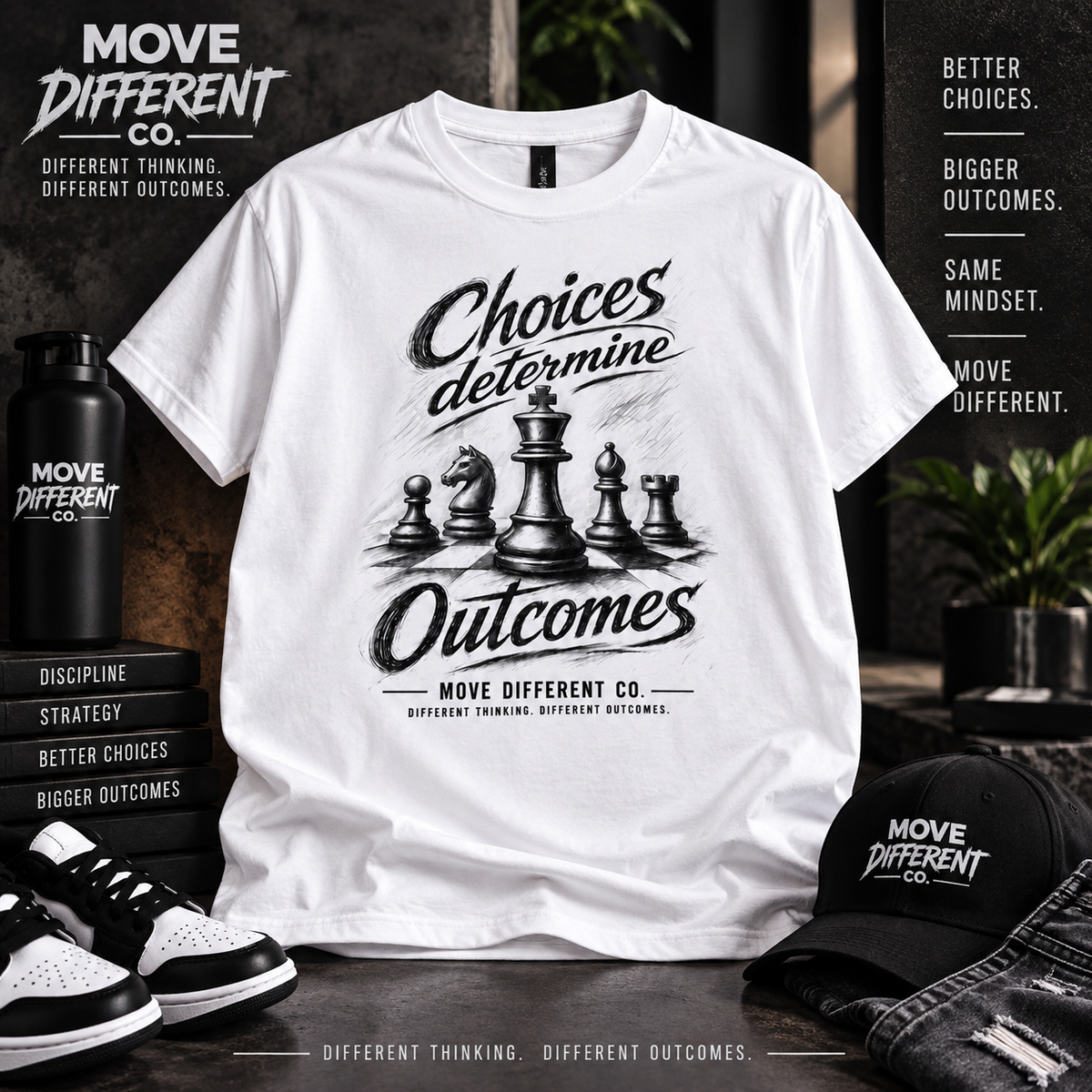 Choices Determine Outcomes T-Shirt